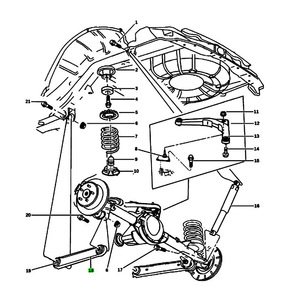 <b>Stabilizer</b> Bar Link 52088355AD for Jeep Grand Cherokee 1999-2005 MacPherson Strut Suspension System - Product Image 4