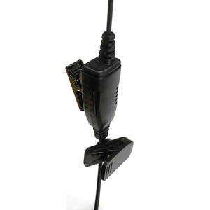 Auriculares HDS-18 con cable en forma de C, audífonos con solapa PTT, Radios para <span class=keywords><strong>Eads</strong></span> Airbus castidian TH1n THR8 - Product Image 3