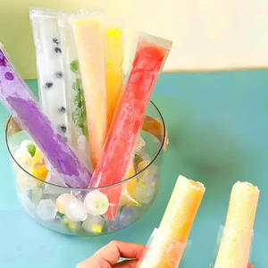 Tùy Chỉnh In Dùng Một Lần Ice <span class=keywords><strong>Pop</strong></span> Kem Ziplock Popsicle Bao Bì Túi Nhựa Ice Lolly Túi Túi - Product Image 6
