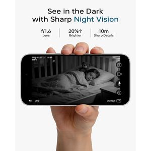 Foscam 4K Indoor <b>Camera</b> R8M Wi-Fi Baby Pet Monitor 360 Degree Auto Tracking No Blind Spot - Product Image 6