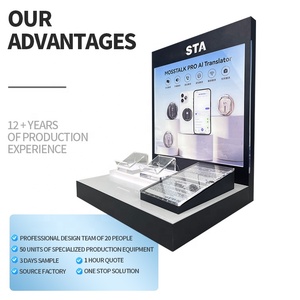 Personalizzato facile da montare adatto per i negozi al dettaglio prodotti di elettronica acrilica da tavolo e espositore per orologi - Product Image 2