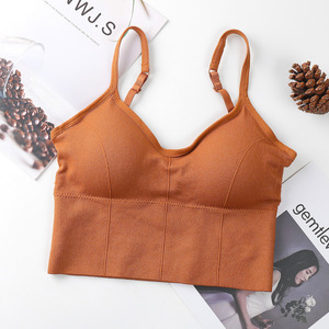 Soutiens-<span class=keywords><strong>gorge</strong></span> sans manches push-up rembourrés pour filles, style streetwear très tendance, sexy, personnalisables, unis, pour le <span class=keywords><strong>sport</strong></span>, et soutiens-<span class=keywords><strong>gorge</strong></span> nude push-up sexy pour femmes matures - Product Image 6