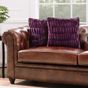 Faux Fur Plush Decorative Throw Pillow Covers Ruched Soft Polyester <strong>Cushion</strong> <strong>for</strong> <strong>Sofa</strong> Couch Bedroom Home Use - Product Image 6