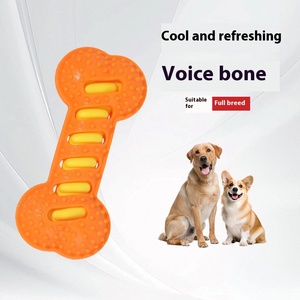Juguete interactivo duradero de entrenamiento de dibujos animados para cachorros, respetuoso con el medio ambiente, para masticar huesos de perro, <span class=keywords><strong>Material</strong></span> de algodón de goma polar TPR para perros de todos los tamaños - Product Image 1
