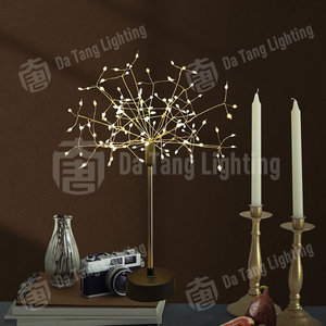 Mini lampe de bureau en forme de feu d'artifice en cristal pour une ambiance cosy nocturne et des présentations décoratives - Product Image 5