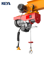 Nouvelle palan électrique à câble en acier de 500 kg avec télécommande, protection IP54, moteur 1800W, design compact pour entrepôt et logistique