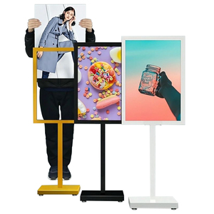 Thân thiện với môi khung kim loại biểu ngữ đứng cho quảng cáo hiển thị trong nhà có thể gập lại trung tâm mua sắm Poster đứng tầng thường vụ hiển thị - Product Image 2