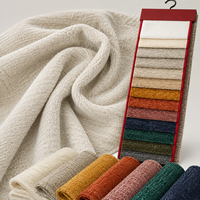 Premium-Qualität Anti-Pilling Chenille Polsterstoff Knitterresistent Einfarbig 100% Polyester Sofa Uni-Farbig Gefärbt