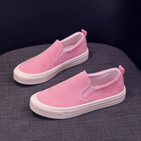 Baskets basses en toile pour femmes, chaussures de marche confortables et tendance, chaussures de tennis décontractées