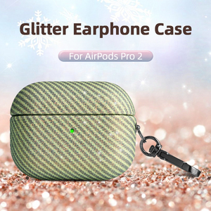 Housse pour écouteurs en Fiber de <span class=keywords><strong>carbone</strong></span> aramide de haute qualité dispositif de protection élégant pour casque <span class=keywords><strong>Airpods</strong></span> fabriqué en PC Durable - Product Image 3