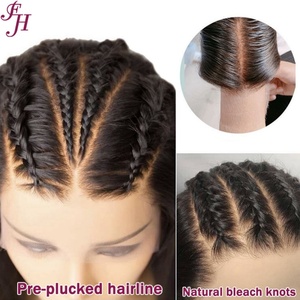 FH Bone Straight Cheveux Humains Brésiliens Bruts 13x4 13x6 HD Lace 30 Pouces Droite Lace Front Perruque de Cheveux Humains - Product Image 3