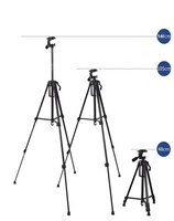 Support Trépied Professionnel Flexible pour Téléphone, Caméra Vidéo et Anneau Lumineux, Trépied en Aluminium avec Perche à Selfie et Support Téléphone