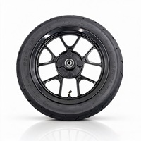 14 12 Inch Supermoto Wheels untuk Yozma dalam 1 Set Roda Depan Belakang dengan Ban Kit Roda untuk Tuttio Soleil 01 Sepeda Motor Listrik Off-Road