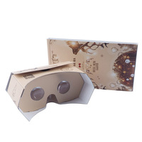 Vente flash - Lunettes 3D personnalisées, casques VR, Google Cardboard pour jeux de réalité virtuelle avec Google Cardboard 3.0