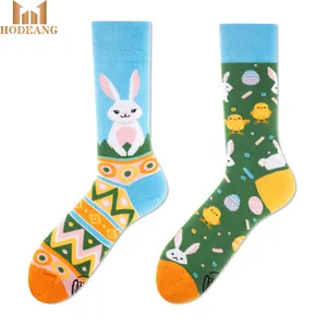 定制兔子棉印花袜子兔子袜