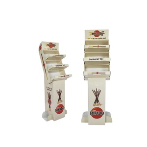 ชั้นวางสินค้าซุปเปอร์มาร์เก็ตสำหรับอาหาร มันฝรั่งทอด เมล็ดกาแฟ ช็อกโกแลต ชั้นวางสินค้าแบบตั้งพื้นทำจากกระดาษแข็งสำหรับร้านค้าปลีก - Product Image 3