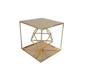 Spiegel Goud Diamond Cupcake Stand Verjaardag Shower Party Cake Lade Riser Tafel Decoratie Gebruik Voor Wedding Bridal Idee (Cake-031)