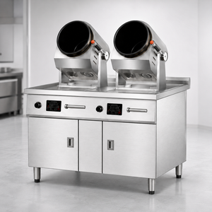 Máquina de Cocina por Inducción Automática de Alta Eficiencia con Doble Cabezal Electromagnético y Rotación de 360° °   Tambor Giratorio - Product Image 1
