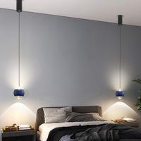 Lustre LED nordique moderne pour chambre à coucher, luminaires suspendus dorés et noirs, fil télescopique, lampe suspendue décorative pour salle à manger, restaurant, bar