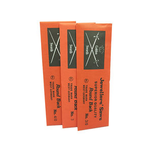 Lames de scie en acier pour bijoux en forme d'épée dorée, 144 pièces/paquet, pour la découpe de métaux (or, argent) et la gravure artisanale - Product Image 3