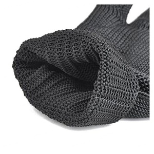 Gants de sécurité ampersatzés AmpsafeX anti-coupure et résistants à la déchirure, en maille d'acier inoxydable de 7 oz, stériles et sans poudre, pour boucher et travaux du bois - Product Image 2