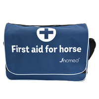 Sac bandoulière bleu JCMED, nouveau modèle, trousse de premiers secours et de survie avec fournitures médicales d'urgence essentielles