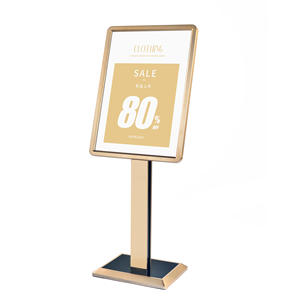 Оптовая продажа: Держатель для вертикальных вывесок ZRX, металлический каркас, рекламный стенд для плакатов, промо-доска для демонстрации - Product Image 4