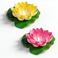 Lampes flottantes solaires en plastique IP65 étanches pour jardins et bassins extérieurs, lumières décoratives LED colorées