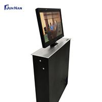 Système de conférence sans papier, élévateur de moniteur motorisé dissimulé dans le bureau pour salle de conférence, audio, ordinateur, écran LCD, élévateur LCD