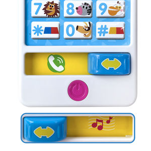 Logo su misura musicale bambino Smart giocattoli del telefono cellulare Mini pulsante finta cellulare per i bambini - Product Image 3