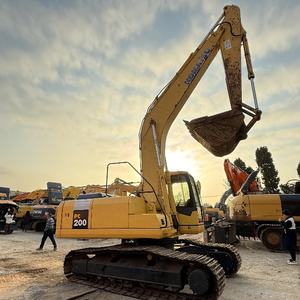 Excavatrice originale de chenille de KOMATSU utilisée par assurance de la qualité Japon PC200-7 pompe à moteur de poids d'opération de 20 tonnes - Product Image 6