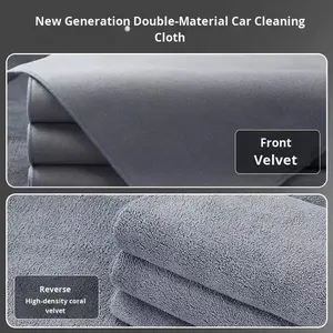 Serviette <span class=keywords><strong>de</strong></span> nettoyage <span class=keywords><strong>de</strong></span> <span class=keywords><strong>voiture</strong></span> en suè<span class=keywords><strong>de</strong></span> véritable OEM, logo personnalisable, serviette <span class=keywords><strong>de</strong></span> billard en faux daim spécial sans trace, fabriquée en <span class=keywords><strong>chamois</strong></span> <span class=keywords><strong>de</strong></span> haute qualité - Product Image 4