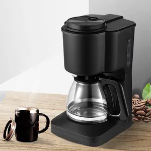 6-Cup otomatik amerikan damla kahve makinesi kompakt cezve Brewer sıcak tutmak ve otomatik kapanma fonksiyonu