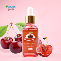 Huile essentielle de fraise en gros, huile de yoni, étiquette privée, huile de resserrement vaginal, blanchissante, antibactérienne, restaure l'équilibre du pH