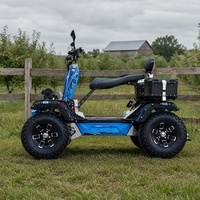 WILD BLADE 18000W 4WD Skateboard Électrique Tout-Terrain en Aluminium Forgé, Scooter Quad Moteur, Suspension Intégrale, 100km/h, Montagne