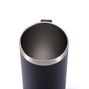 <strong>Double</strong> <strong>Wall</strong> <strong>Mug</strong> Black Coffee <strong>Mug</strong> Big Discount 10oz <strong>Mugs</strong> Modern Coffee Drinking HANDGRIP with Logo Quality Stainless Steel 100pcs - Product Image 4