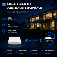 Detektor Kebocoran Air Nirkabel Sensor Alarm Keamanan Rumah Pintar Perangkat Deteksi Kebocoran Banjir untuk Sistem Alarm