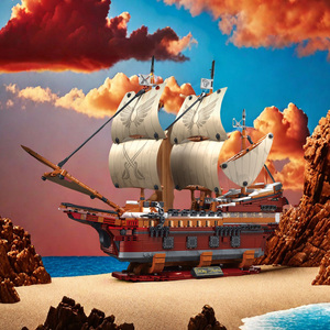 Kit de Modélisme Bateau <span class=keywords><strong>à</strong></span> Voile en Plastique 2284 Pièces, Jouet de Construction Navale pour Enfants, Ensemble de Blocs de Construction du Navire Historique Mayflower - Product Image 5
