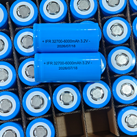 Batteries rechargeables à haut débit 3.2v 5000mah 6000mah Cellule Lifepo4 32700 32650 26650 Batterie au phosphate de fer et de lithium Lifepo4
