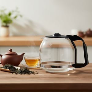 Jarra de Vidrio de 12 Tazas con Asa, Diseño Minimalista para Té - Product Image 2