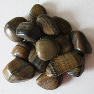 <span class=keywords><strong>Piedra</strong></span> de Río Decorativa Pulida con Rayas de Tigre para Pavimentación de Caminos de Entrada - Product Image 2