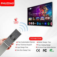 RM-J1500 V1 Remote Control kinerja tinggi warna perak dengan paket kotak kertas harga murah untuk Samsung HDR 4K 2K 1K TV