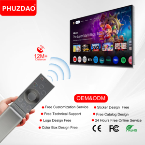 Mando a distancia de alto rendimiento de color plateado V1 con paquete de caja de papel a precio barato para <span class=keywords><strong>Samsung</strong></span> HDR 4K 2K 1K TV - Product Image 1