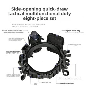 Holster de <span class=keywords><strong>pistolet</strong></span> à dégagement rapide en ABS télescopique mécanique, accessoire de chasse rotatif à 360 degrés - Product Image 1
