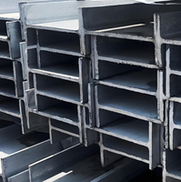 Poutre en acier galvanisé en H de taille personnalisée, de 100x100 à 400x400, laminée à chaud, qualité Q235, norme ASTM