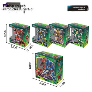 Kelu Long Battle Chronicles Ultimate Edition Robot Transformable et Combinable avec Effets Sonores, Jouet Montre Bague de Combat Bestiaire - Plastique Ages - Product Image 5
