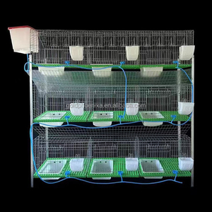 YYC Ensemble complet galvanisé à chaud sans fumier nettoyage lapin élevage ferme lapin Cage - Product Image 2