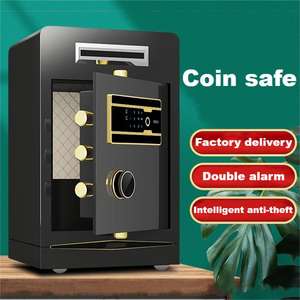 동전 작동식 안전 홈 오피스 지문 비밀번호가 있는 저금통 저금통 - Product Image 3