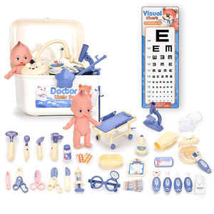 Ensemble de jeu de docteur pour enfants, 42 pièces, valise médicale avec son et lumière, jouet de jeu de rôle pour 3-9 ans, cadeau d'anniversaire - Product Image 1