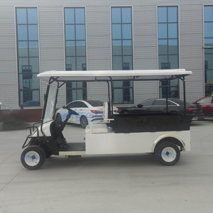 Populaire Chariot de golf électrique 2 places à batterie lithium-métal, benne basculante, véhicule utilitaire de transport de marchandises - Product Image 5
